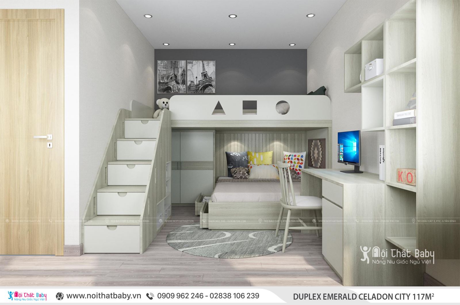 Tổng hợp các mẫu thiết kế nội thất Chung cư Emerald Celadon City